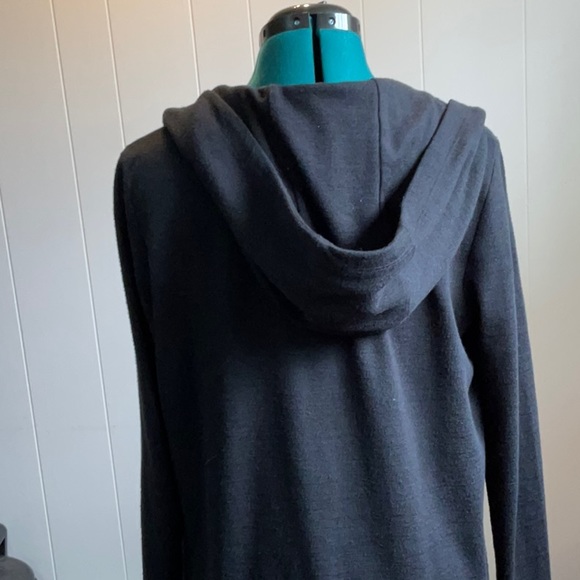 Bluenotes long black Cardigan with pockets - Picture 3 of 6